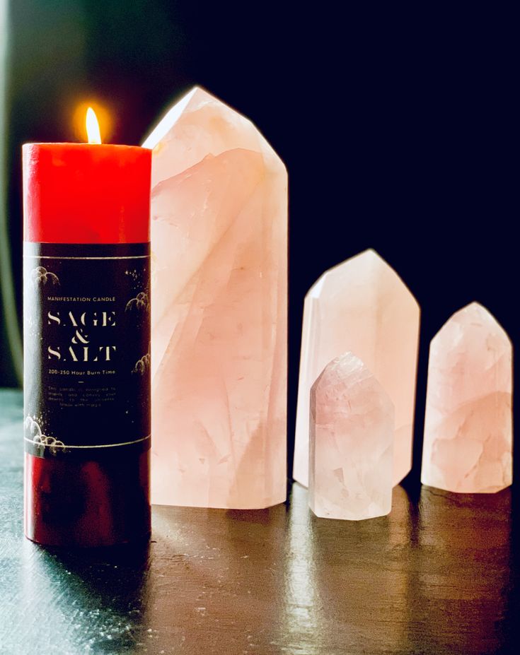 Love Manifestation Candle — Sage & Salt Candles, Manifestation