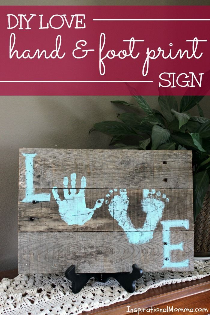 DIY Love Hand- und Fußdruckzeichen #druckzeichen DIY Love Hand- und Fußdruckzeichen #druckzeichen