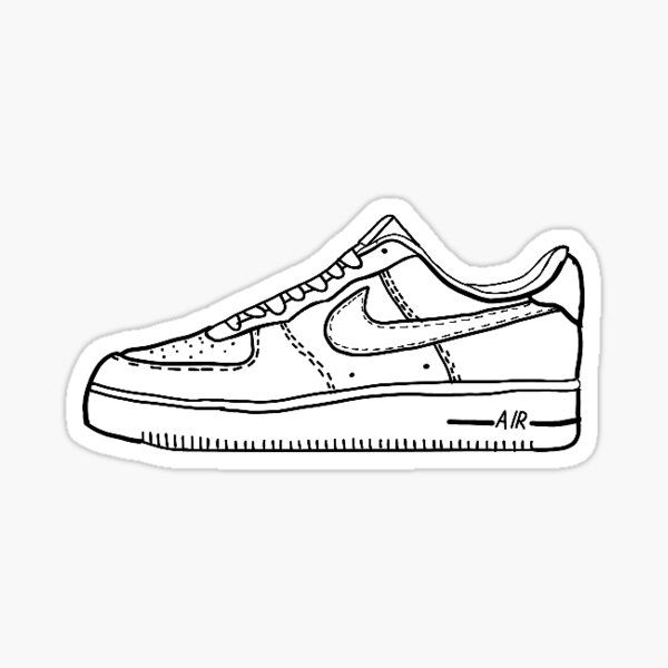 sticker nike air force