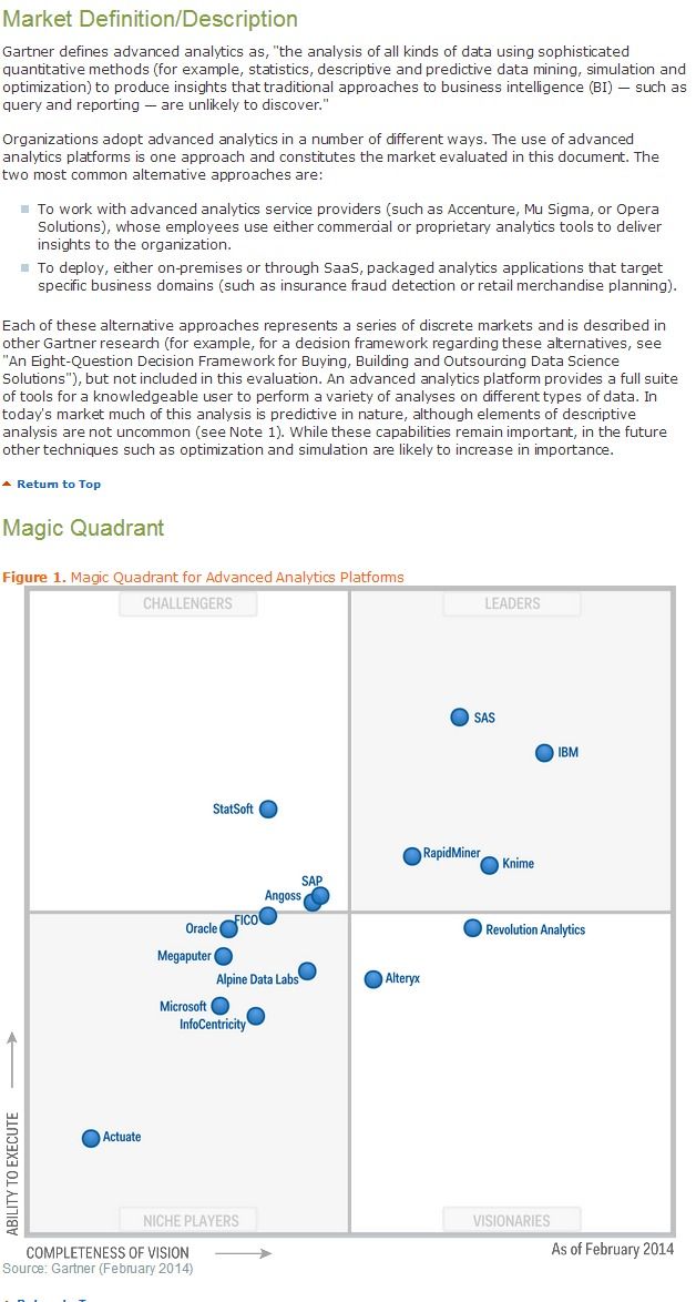 Gartner's first magic quadrant for treasury and trading core systems