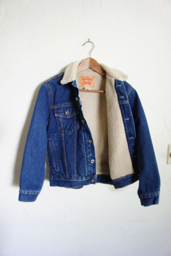 Levi's Authentic Sherpa Trucker Jacket | Fashion, Clothes, Lined denim ...