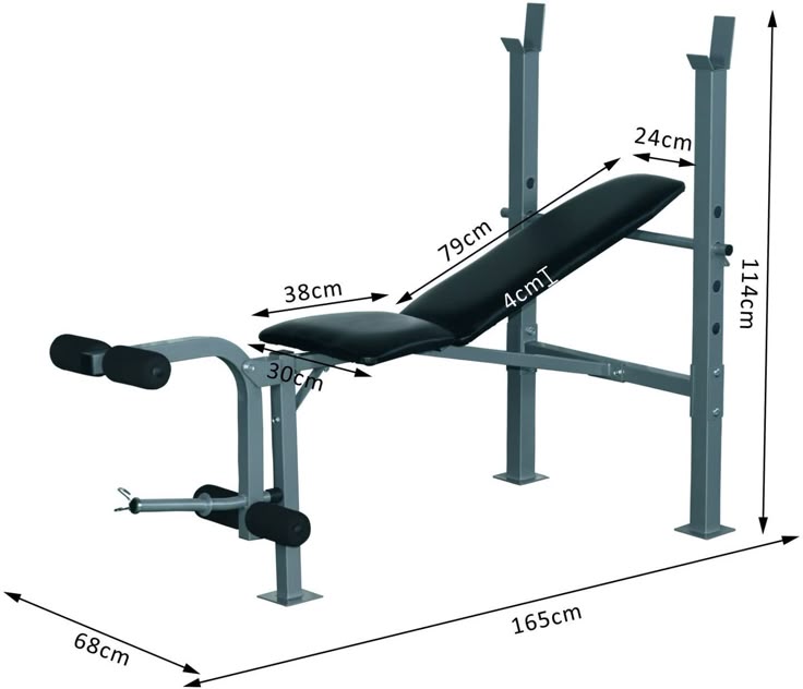 Banco musculacion homcom hot sale