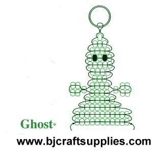 Create This Cute Baded Ghost Keychain Great For Your Key Ring To Use As Halloween Decorations Give Gifts Or Make Fund Raisers Create This Cute Baded Ghost Keychain Great For Your Key Ring To Use As Halloween Decorations Give Gifts Or Make Fund Raisers