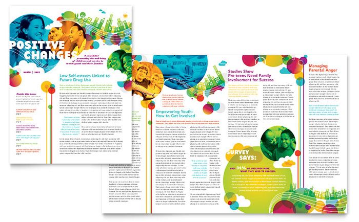 Youth Program Newsletter Design Template by StockLayouts - sample preschool brochure Youth Program Newsletter Design Template by StockLayouts - sample preschool brochure