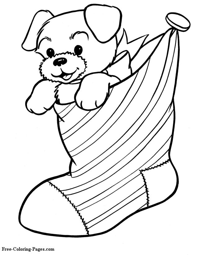 christmas coloring pages christmas stocking