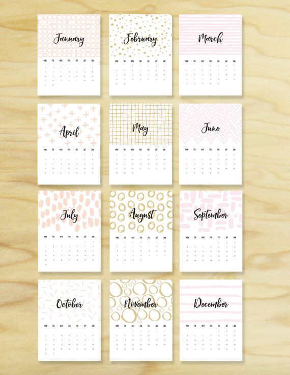 printable wall calendar 2017