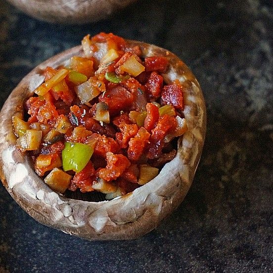 Champignons mit Chorizo gefüllt von Eisbaerbonzo| Chefkoch | 요리법