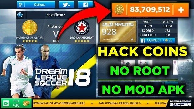 Download Dream League Soccer 2019 Mod Apk Obb Unlimited Money Free Games Play Hacks Game Resources
