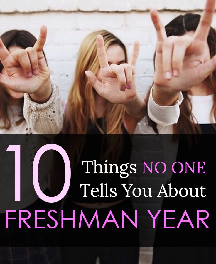 freshman year of college