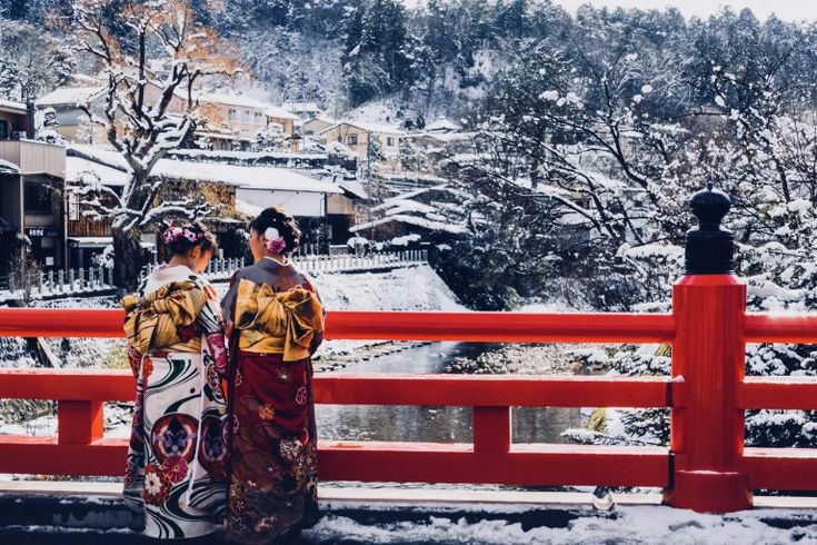 It is winter in japan