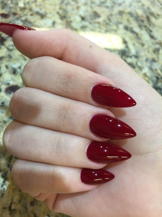 71 Trend fall nails: wine red color art designs nails #WineRedNails -