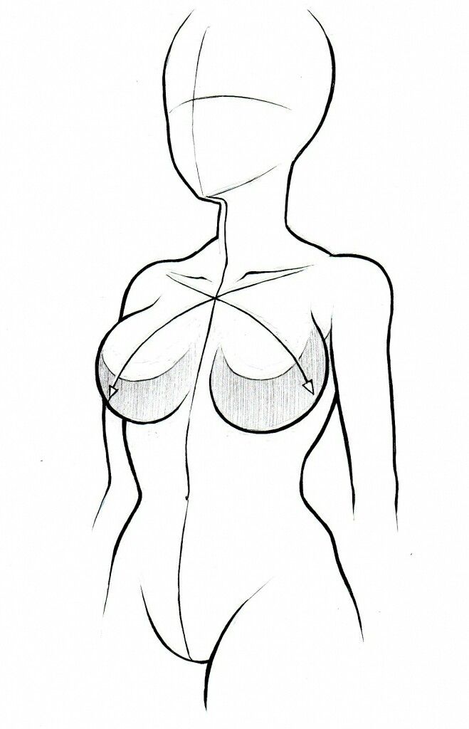How to draw anime boobs