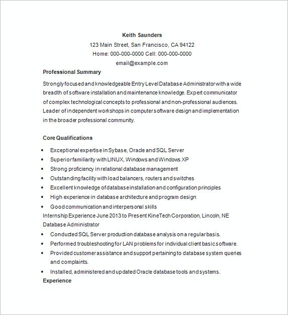 The 25+ best Oracle database administrator ideas on Pinterest - it database administrator sample resume The 25+ best Oracle database administrator ideas on Pinterest - it database administrator sample resume