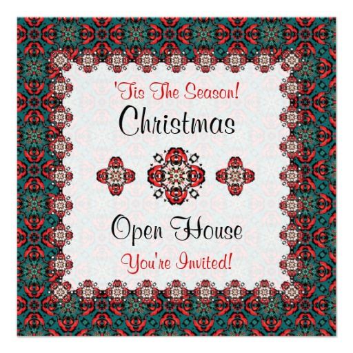 9 best Open house invites images on Pinterest Invites, Christmas