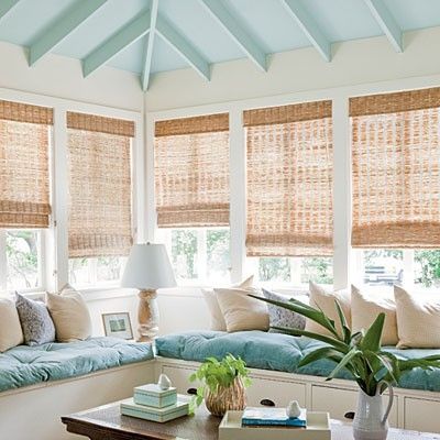 sunroom with painted ceiling home decor and interior decorating ideas