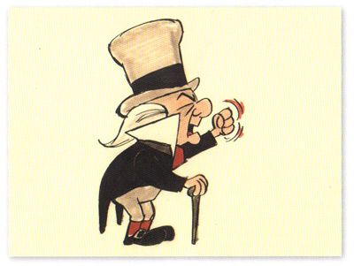 scrooge drawing from quot mr magoo 39 s christmas carol quot 1962 mr magoo christmas carol