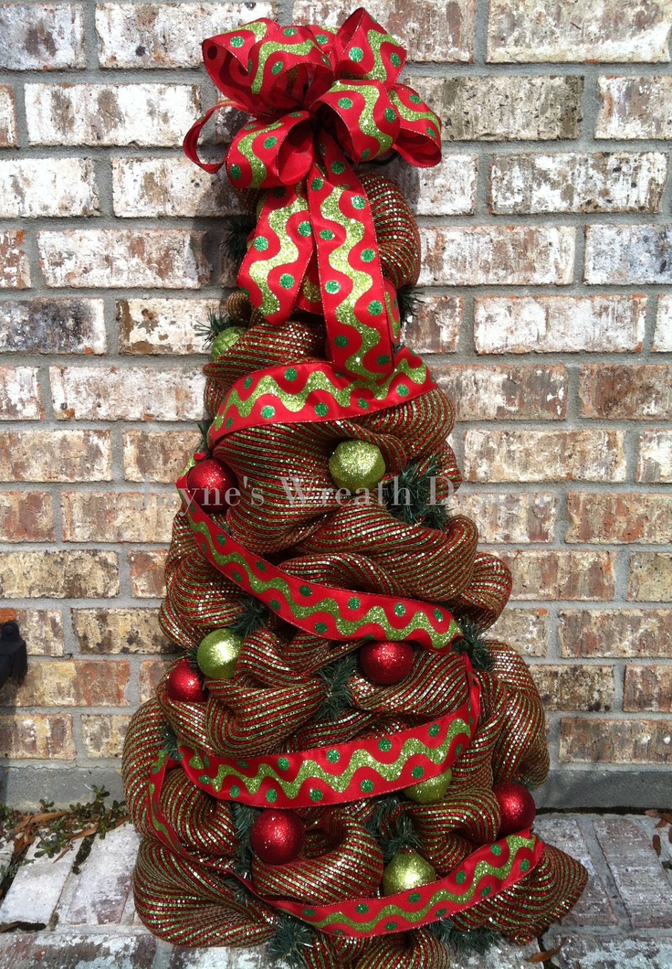 deco mesh tree holiday christmas pinterest wreaths deco mesh tree holiday christmas pinterest wreaths
