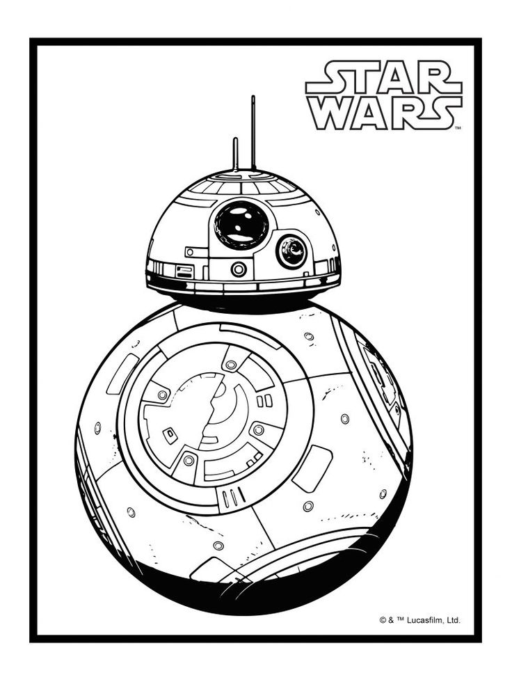 Bb Coloring Pages Coloring Pages For All Ages For Bb8 Coloring Page | Valentine Coloring Pages, Elephant Coloring Page, Coloring Pages Inspirational