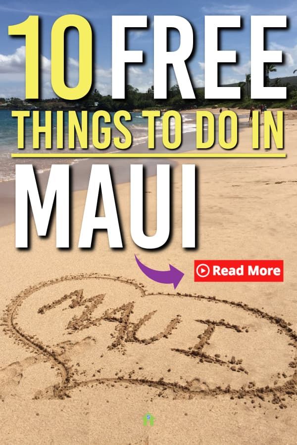 Top 10 Free Things to Do in Maui Free things to do, Trip to maui