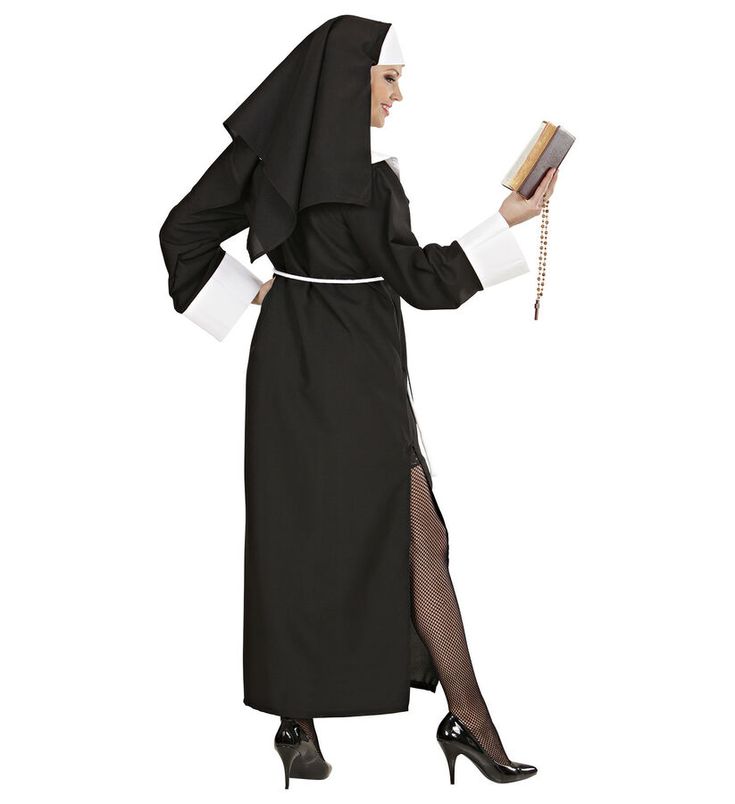 QUALITY NUN TERESA FANCY DRESS COSTUME RELIGIOUS ADULT LADIES HALLOWEEN DEMON#FA...