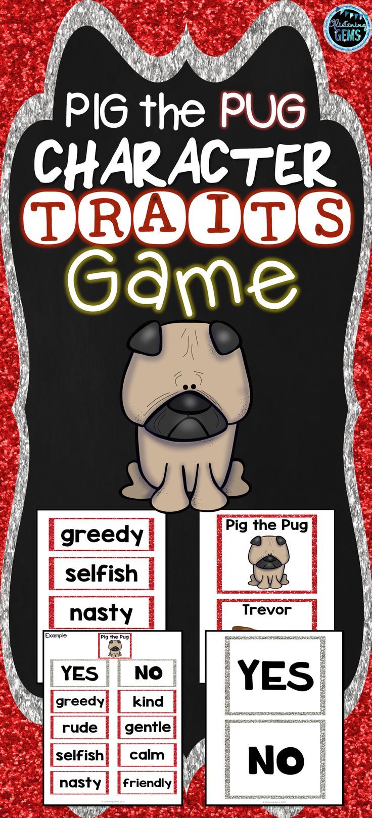 Pig The Pug Character Traits Game Character Trait Life Skills