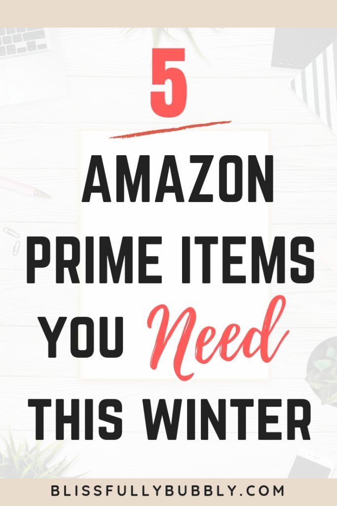 5 Amazon Prime Items You Need This Winter Amazon Online Shopping