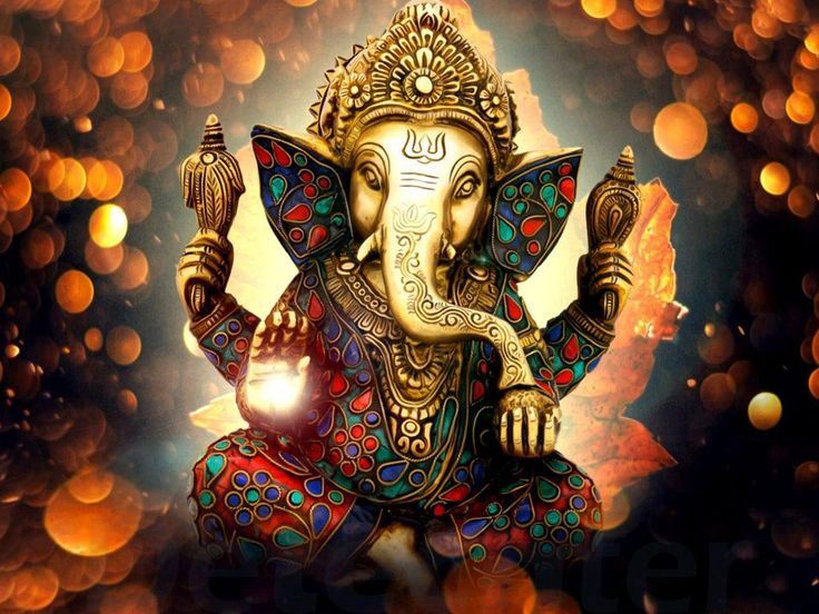 Ganesha Ganpati Ganesh ji Indian God Digital Art Print Digital Download Active