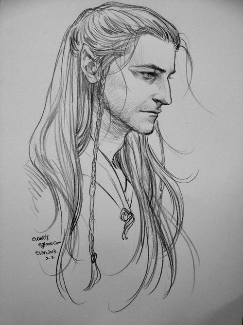 Who is this? | Elf sketch, Elf drawing, Male elf