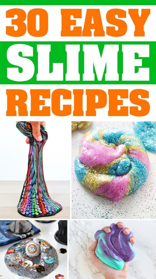 30 Slime Recipes Your Kids will Love