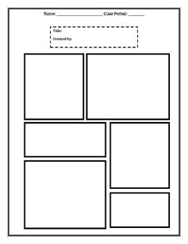 blank cartoon template