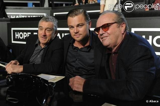 Jack Nicholson, Leonardo DiCaprio, and Robert de Niro | Leonardo