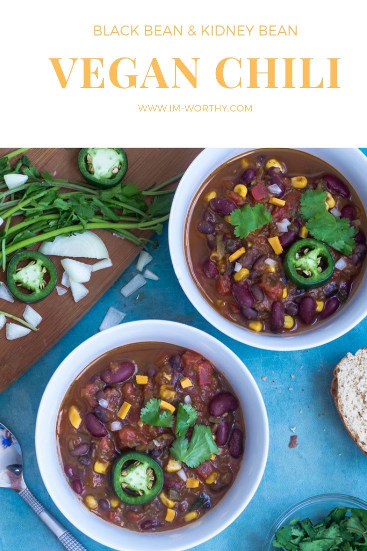 One Pot Easy Vegan Chili One Pot Easy Vegan Chili
