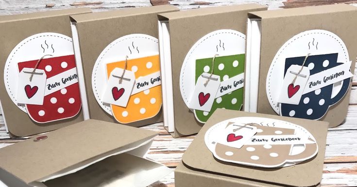 Teebeutelverpackungen mit Anleitung -