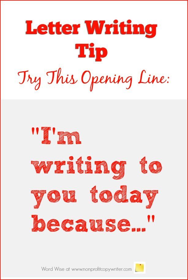 Letter Writing Tip Try This Opening Line In Appeal Letters Cover