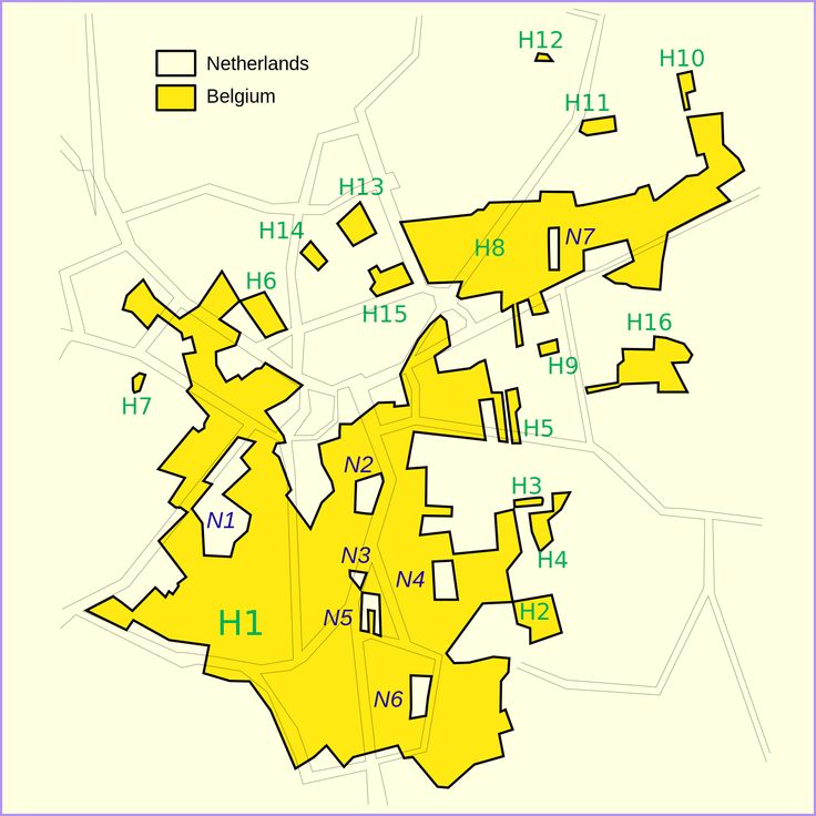 the border between belgium the netherlands at baarle nassau