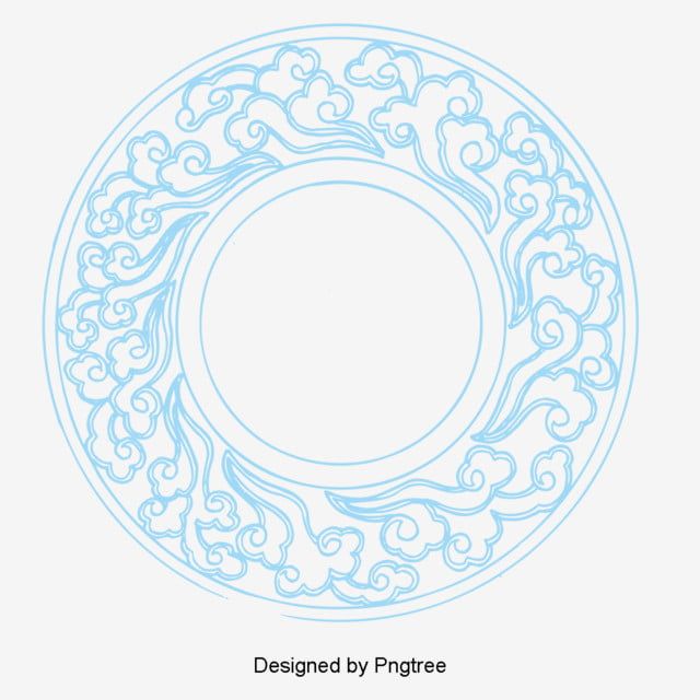Hand Painted Chinese Wind Frame Hand Painted Chinese Wind Png Transparent Clipart Image And Psd File For Free Download Hand Painted Flower Border Flower Illustration