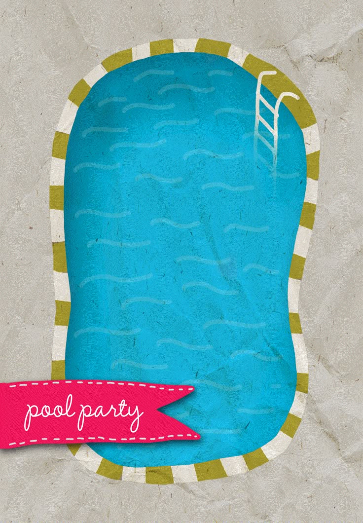 Free <strong>Pool Party Invitation Template</strong> 600*424 - 30 ... Pool party invitation template