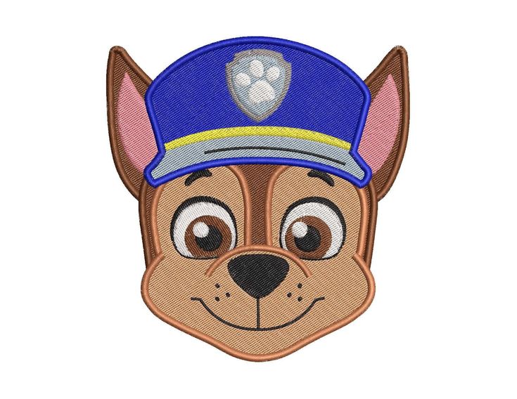 Face Chase Paw Patrol Fill Machine Embroidery Design Instant Download Face Chase Paw Patrol Fill Machine Embroidery Design Instant Download