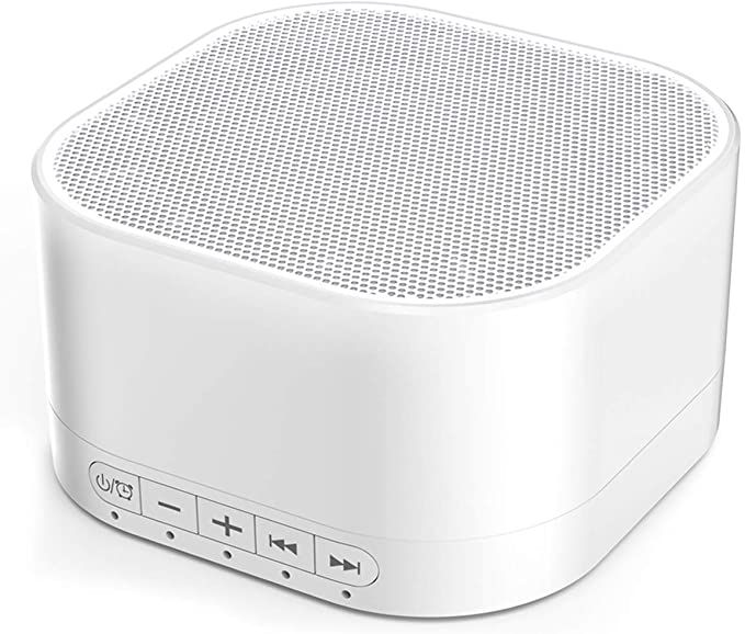 an image of a white speaker on a white surface