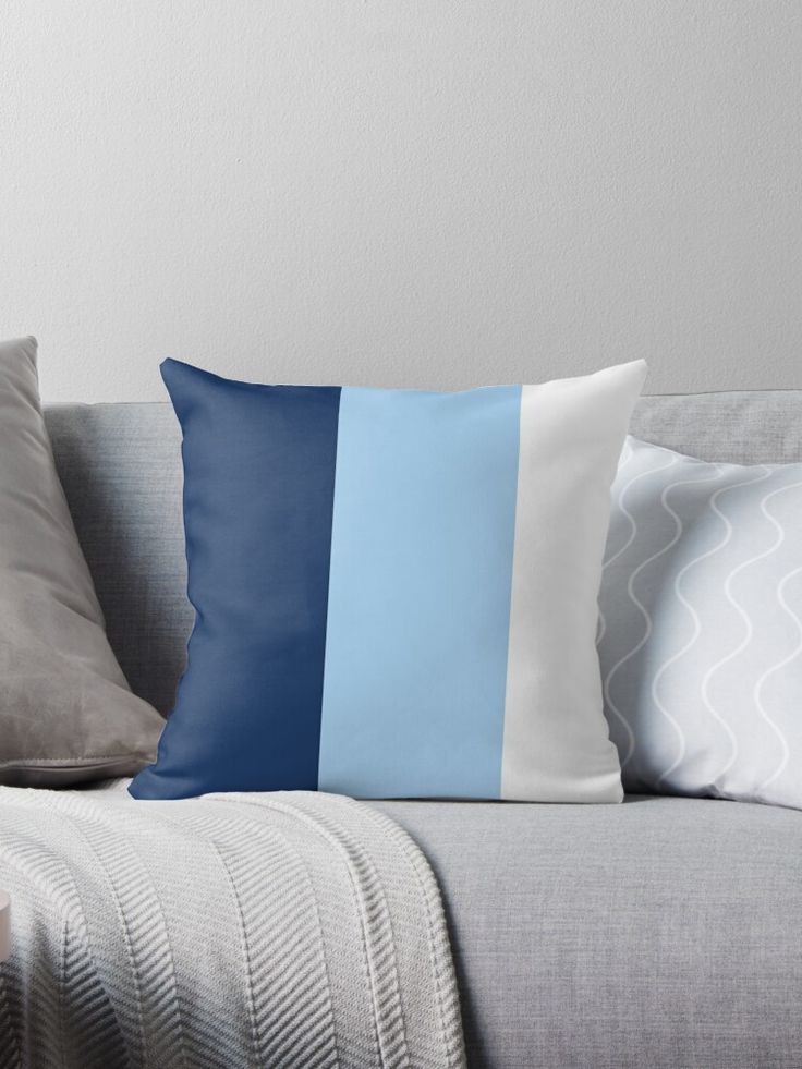 Cute blue cheap pillows