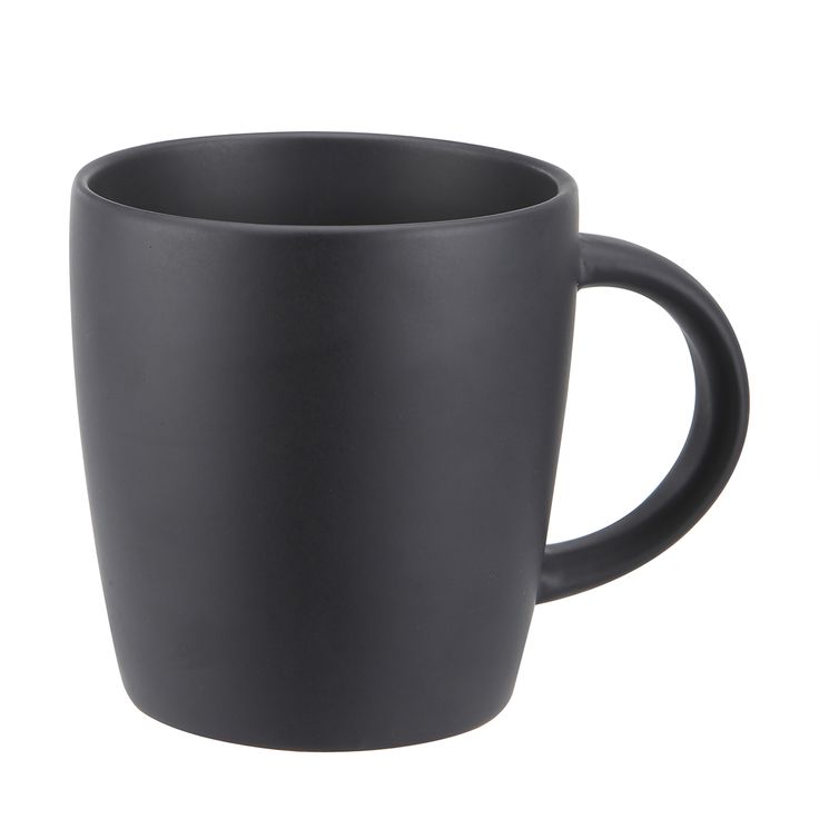 Matte Black Mug Mugs, Grey mugs, Black coffee mug