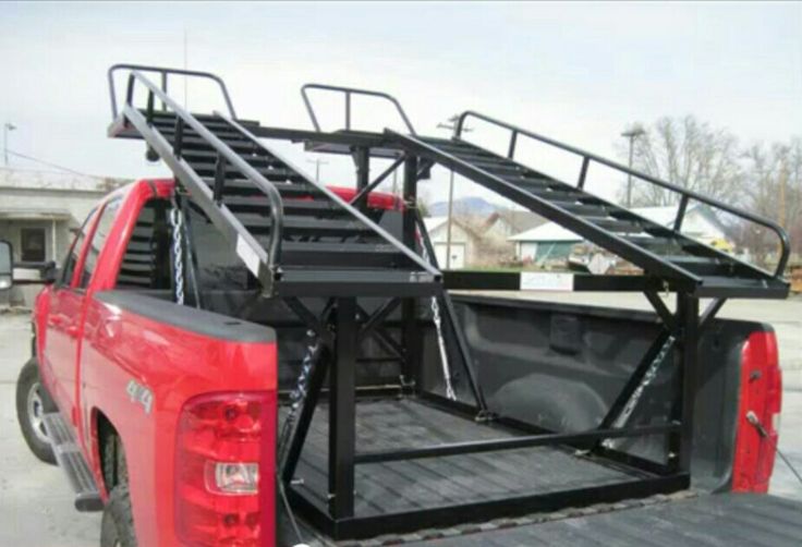 Raised Atv Truck Bed Rack 3 Pickup bed UTV Transport Custom truck beds, Truck