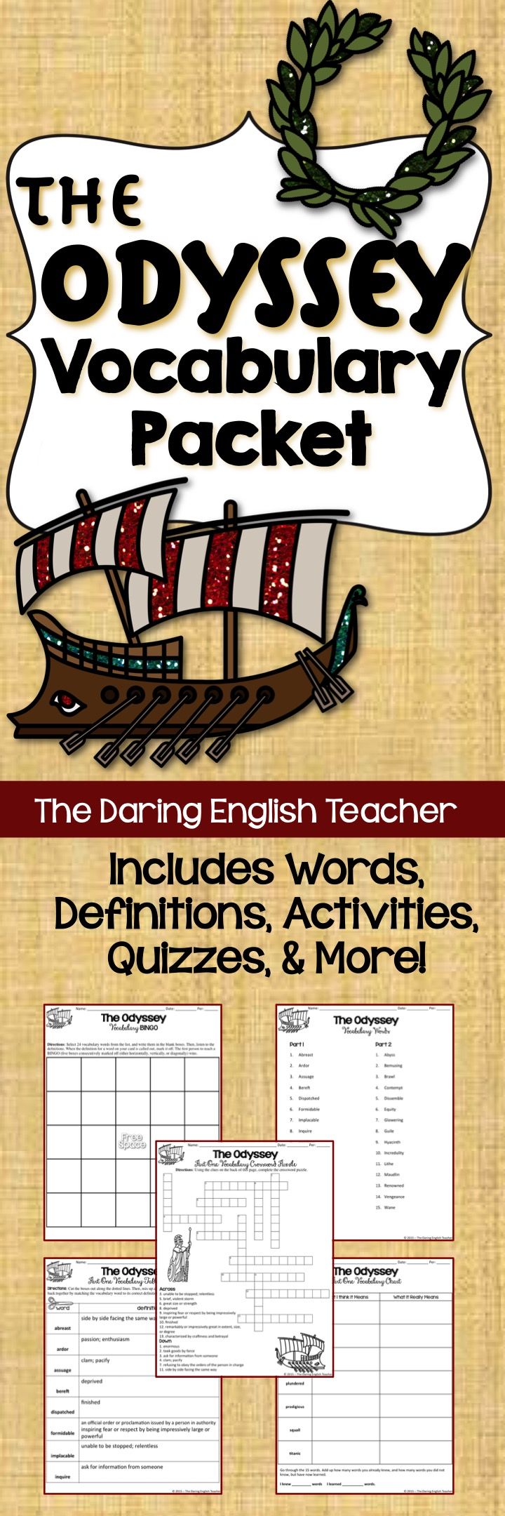 46 best teaching the odyssey images on pinterest high school the odyssey lesson plans