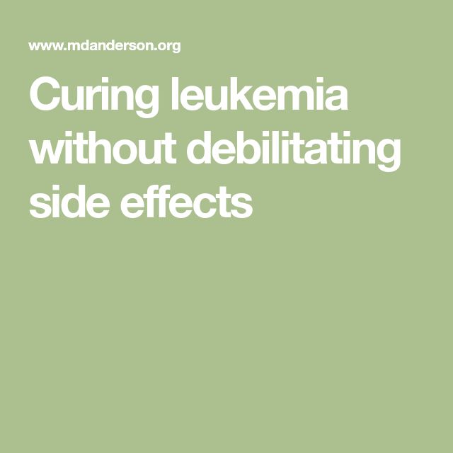 Leukeran Chlorambucil Side Effects