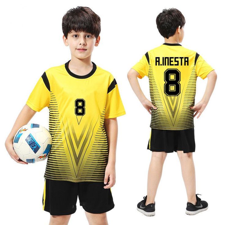 Jerseys Youth Kids Soccer Sets Survement Child Boy Football Jerseys
