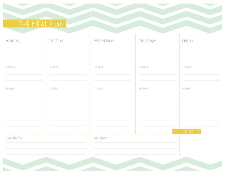free food planner