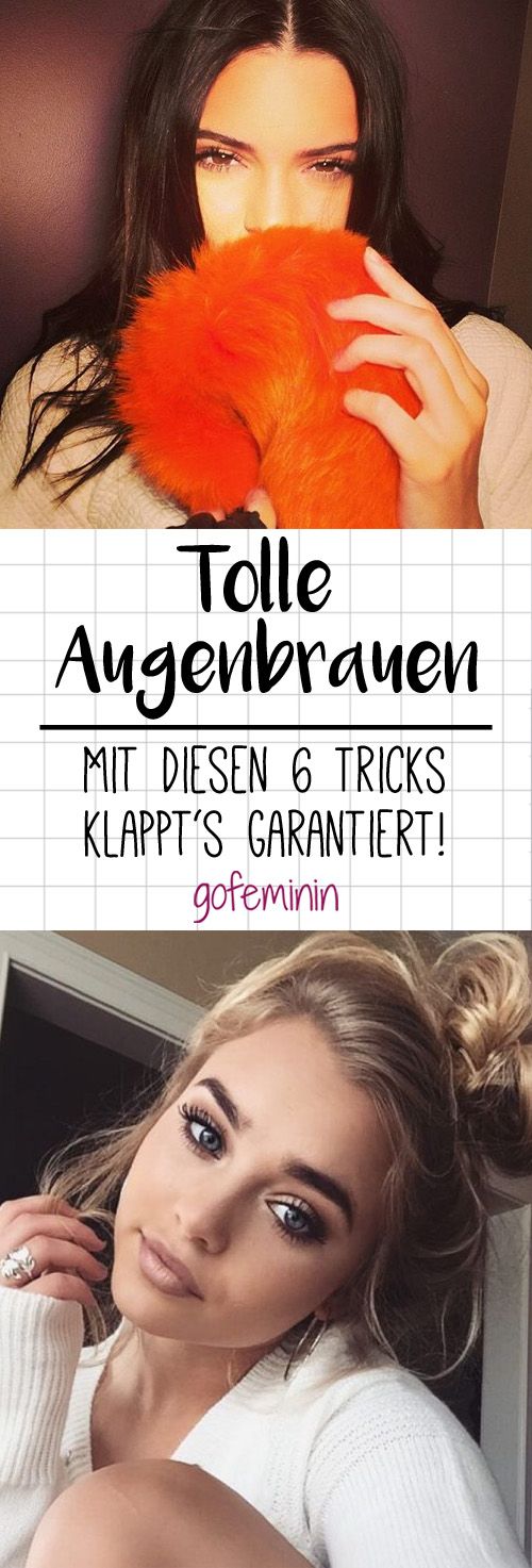 Auf diese 6 Tricks schwören Frauen mit tollen Augenbrauen Auf diese 6 Tricks schwören Frauen mit tollen Augenbrauen