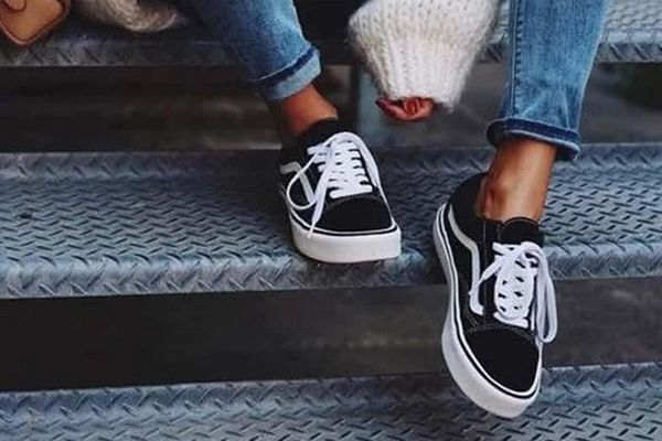 vans old skool indossate