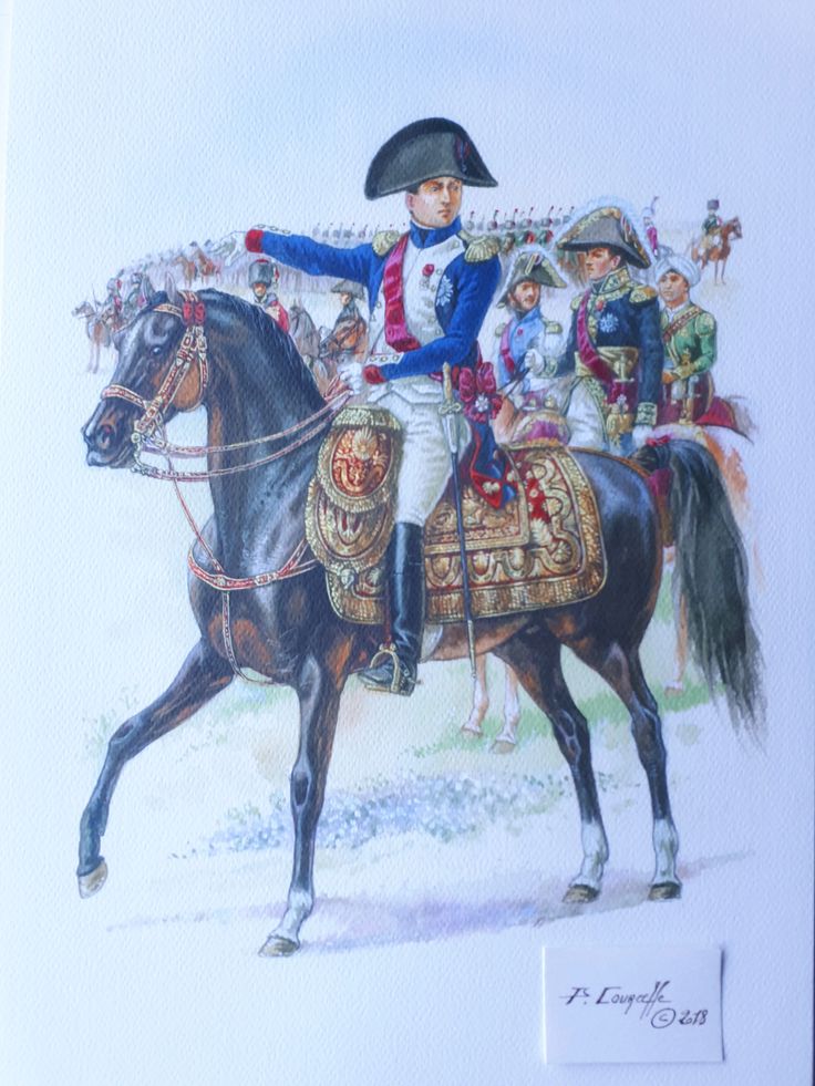 BONAPARTE Empereur sur son cheval Le Triomphant (1805-06) | Spiderman ... Napoleon Bonaparte Horse Painting