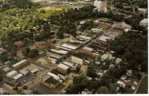 Ligonier Indiana downtown | Aerial view, Aerial, Ligonier